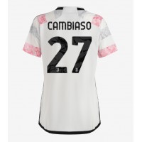 Dres Juventus Andrea Cambiaso #27 Gostujuci za Žensko 2023-24 Kratak Rukav